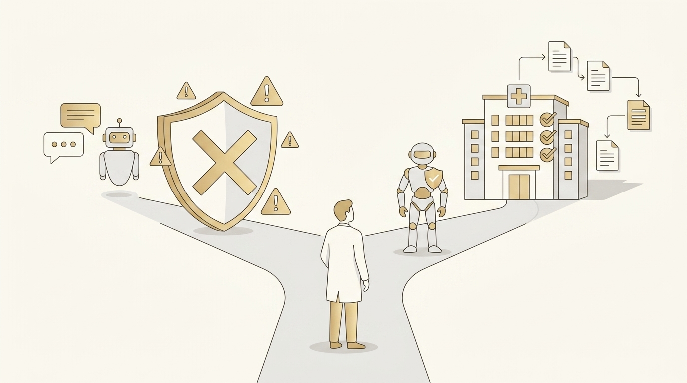 Why Consumer AI Tools Fail in Regulated Healthcare (2026 Guide)